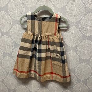 Burberry twill check dress 2t